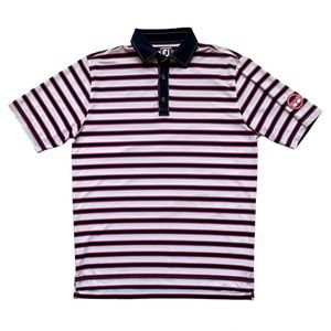 FootJoy Men’s Athletic Fit Dry Fit Golf Polo Shirt - Large